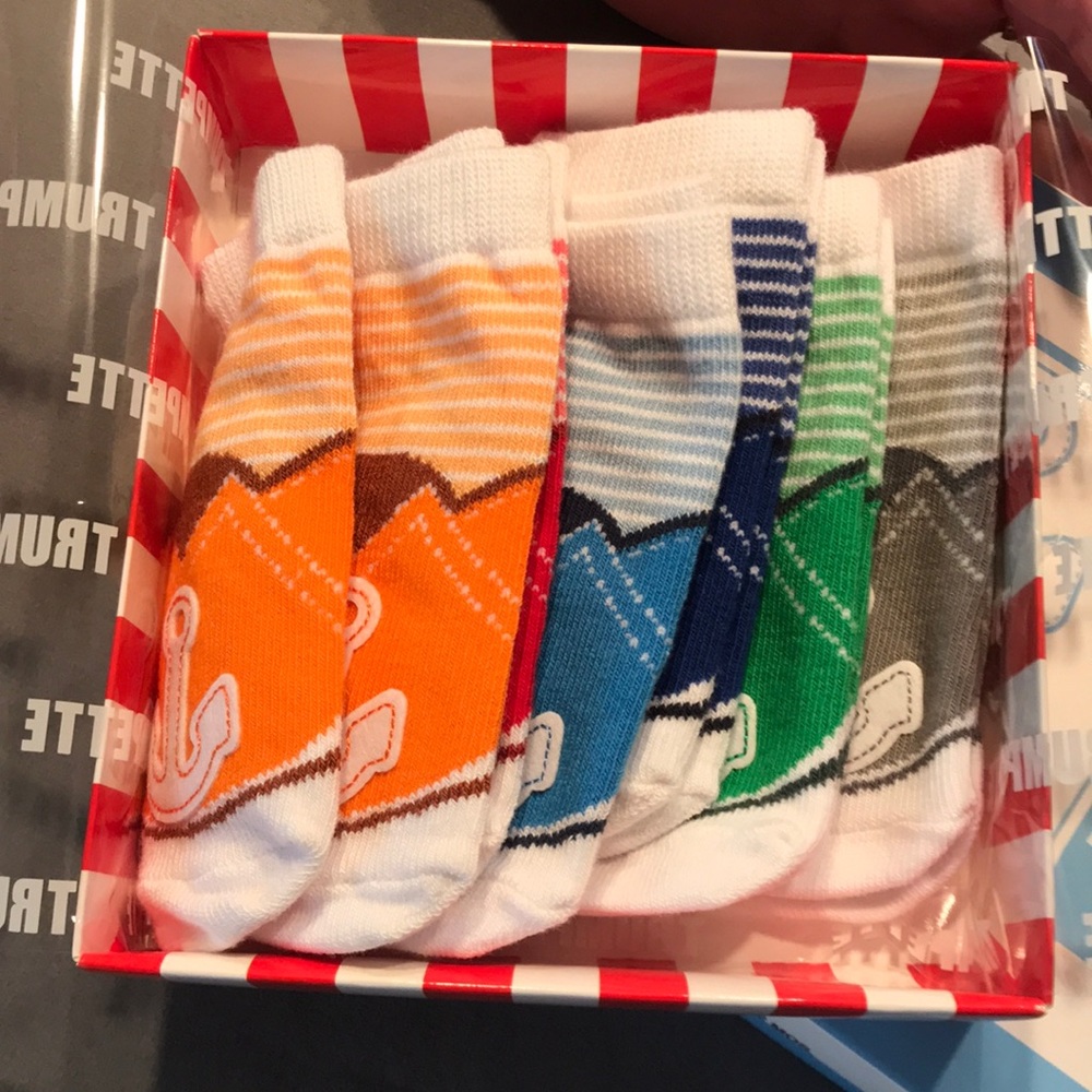 Trumpette Dylan's Socks (0-12 Months) - 6 Pack